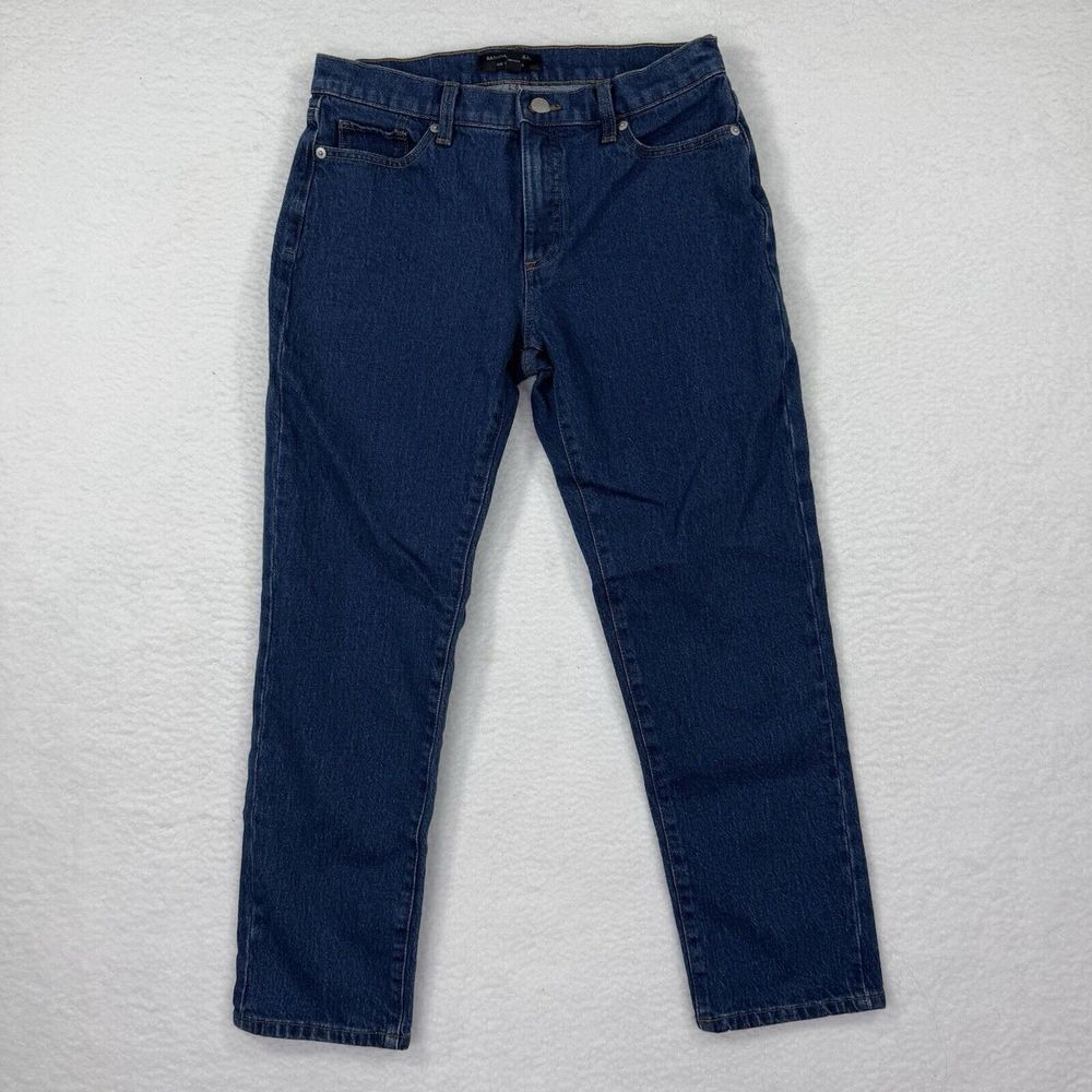 Banana Republic Jeans Women's 26/2 Blue The Beau Jean‎ Relaxed Ankle Dark Wash